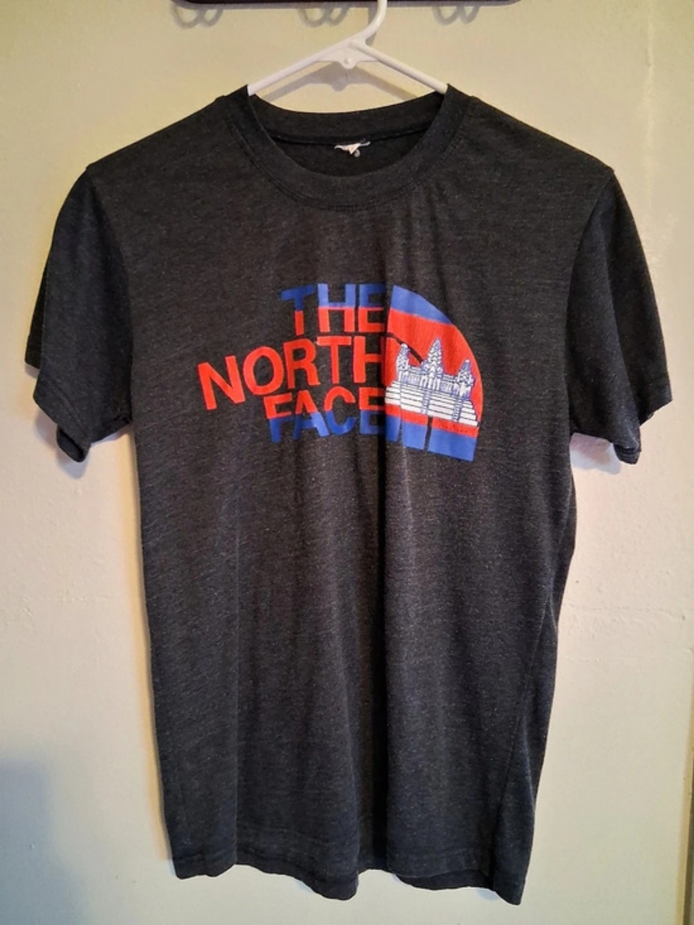 The North Face Angkor Wat Graphic Logo T-Shirt Dark Grey